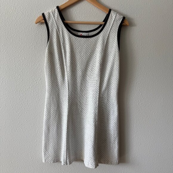 Vital Dresses & Skirts - Vintage Vital White & Navy Blue Sleeveless Tennis Dress Size Medium